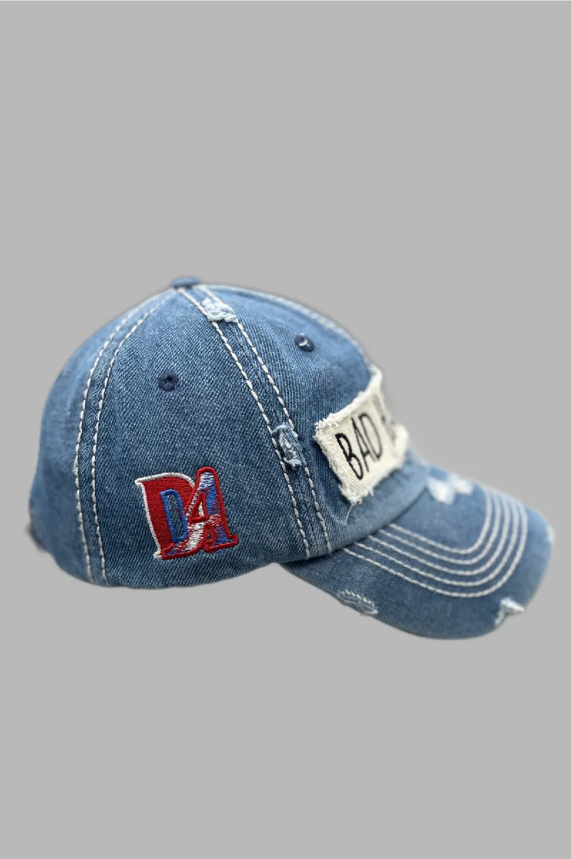 D'EVA Ladies Vintage BAD HAIR DAY Hat by Kbethos Denim - Image 2
