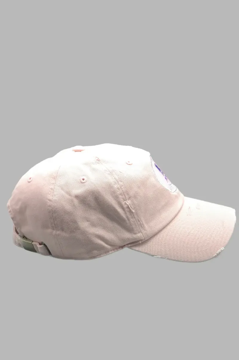 D'EVA Vintage Dad Hat with KBETHOS Rose - Image 2