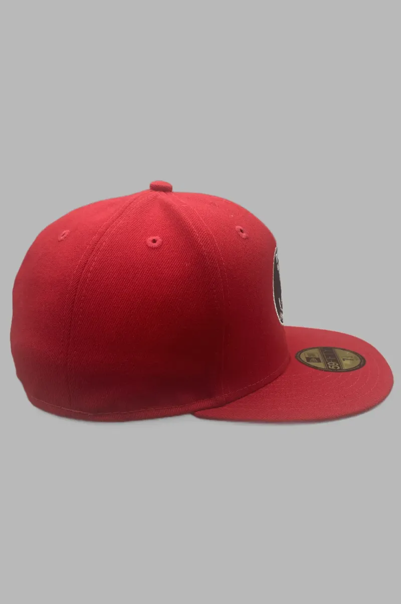 D'EVA New Era Custom 59FIFTY- Red - Image 2