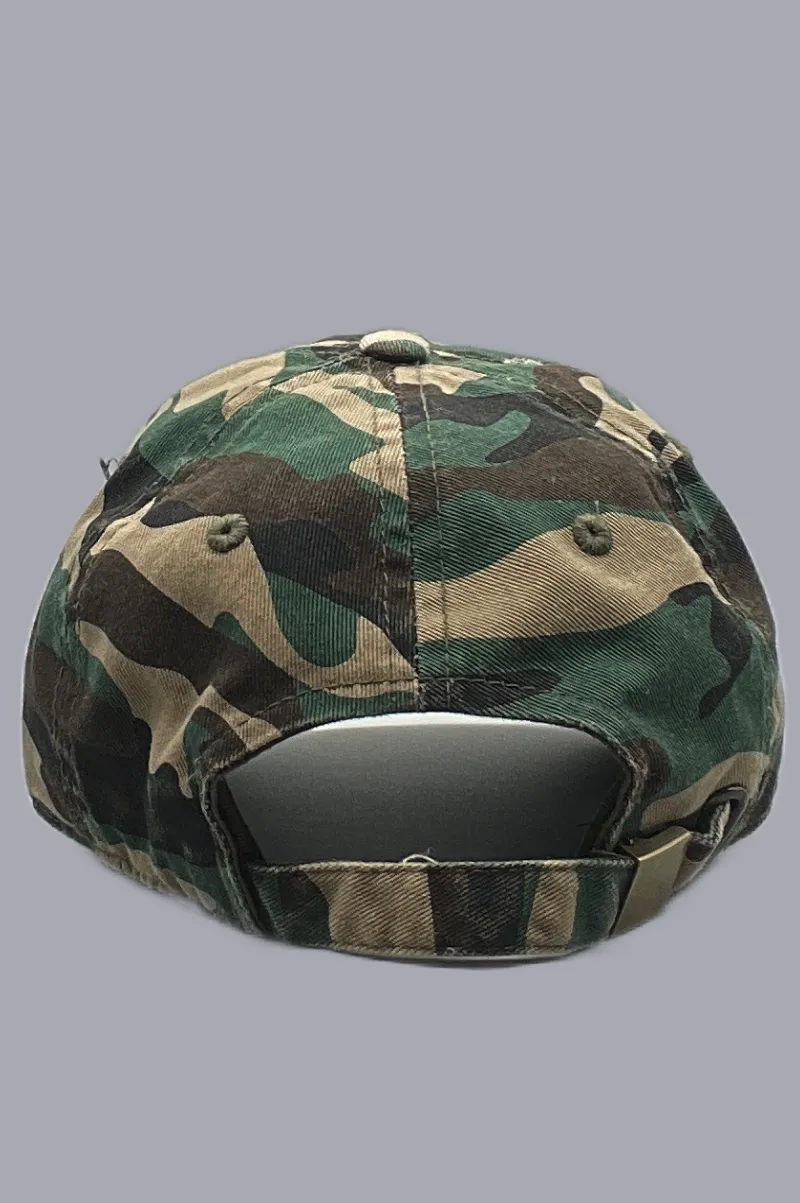 D'EVA Kids Vintage Dad Hat by Kbethos Camo - Image 3