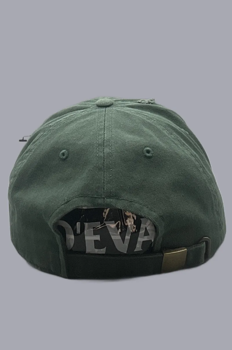 D'EVA Vintage Dad Hat by Kbethos Hunter Green - Image 3