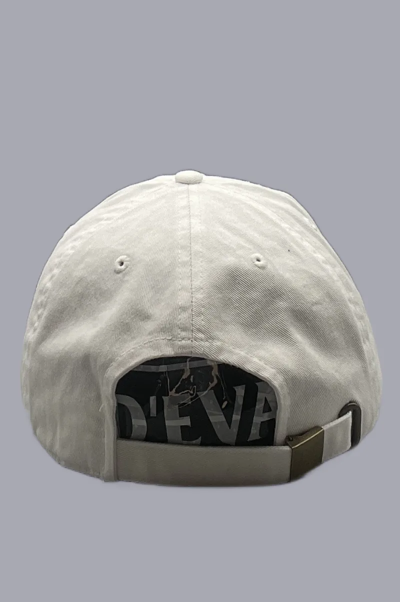 D'EVA Vintage Dad Hat with KBETHOS White - Image 3