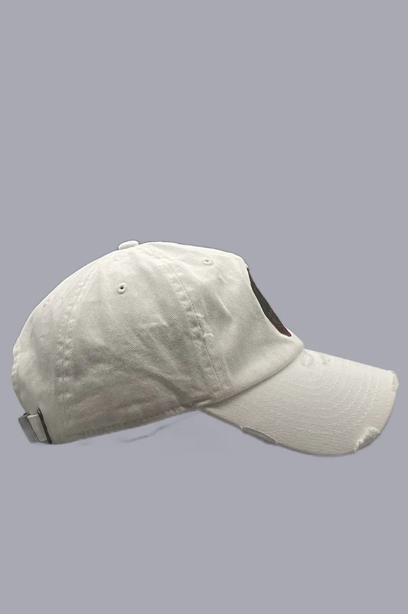 D'EVA Vintage Dad Hat with KBETHOS White - Image 2