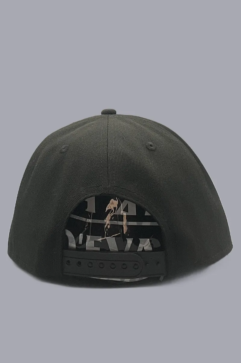 D'EVA Snap-Back with Crown by Lids - Black/Camo - Image 3