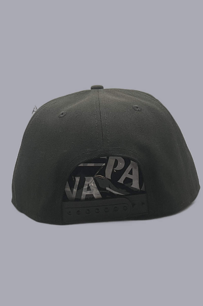 D'EVA Snap-Back with Crown by Lids - Black/Camo - Image 3